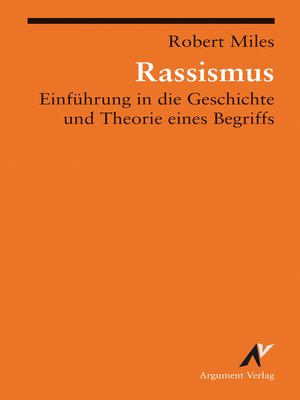cover image of Rassismus
